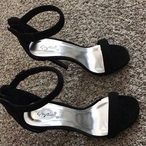 Heels, thin straps, great shape